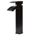 Novatto STEGER Modern Single Lever Vessel Faucet in Oil Rubbed Bronze, Watersaver GF-123ORBWS